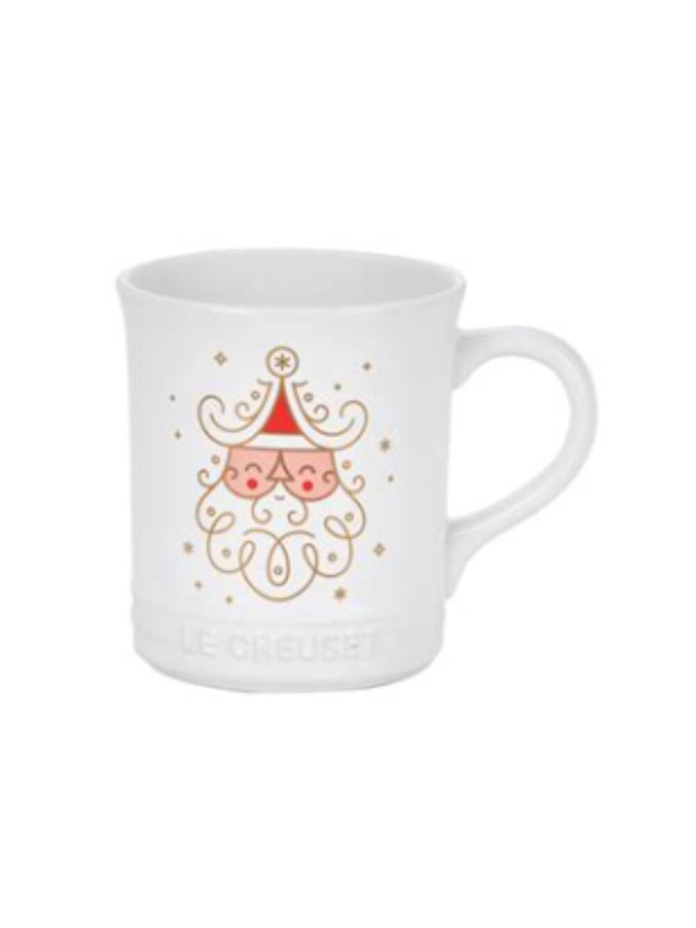 Le Creuset Stoneware Noel Collection: Santa Mug